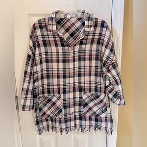 Mittoshop women's plaid shirt